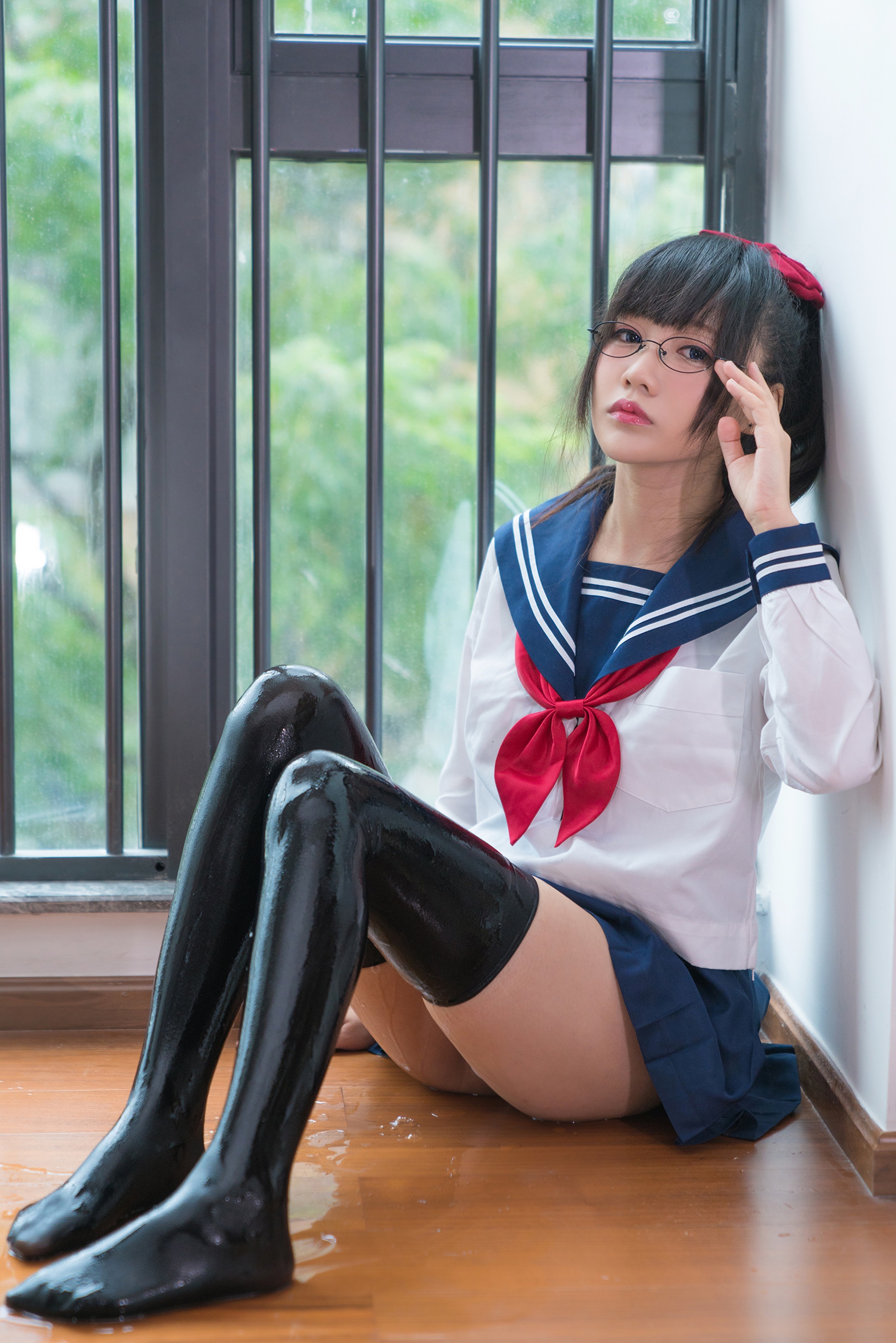 铭铭 Kizami - NO.014 湿.的JK [42P]-XikXak